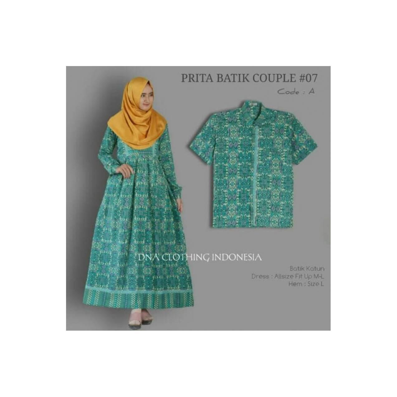 baru prita gamis cople batik murah ori adem