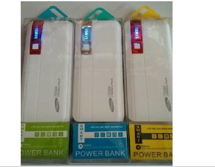 POWER BANK SAMSUNG LED 168000 MAH 3 PORT USB ADA LAMPU SENTER NYA