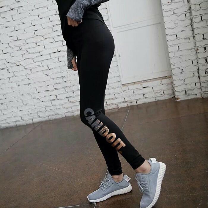 HARGA SPESIAL!!! Celana Legging Sport Panjang Senam Gym Yoga Fitness Can Do It - x4LxbQ