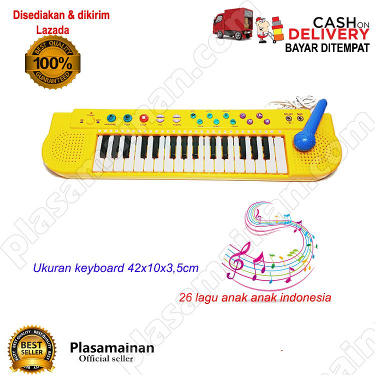 MOMO TOYS Techno Karoke Keyboard T-2768 - Mainan Piano Karoke Lagu Indonesia
