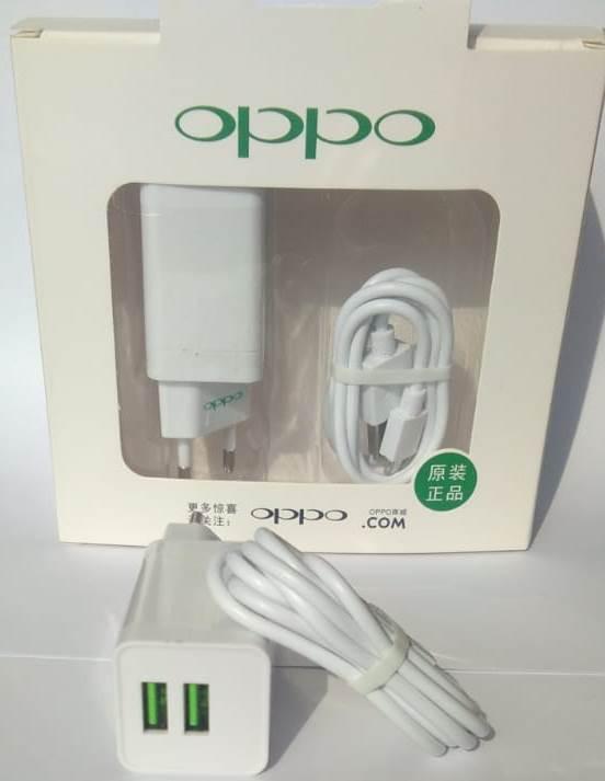 New Casan 2 Lubang Oppo CHARGER CASAN OPPO FAST CHARGER, FAST CASAN FOR F1S F3 F5 F7 A37 A33 NEO 7 9 F1 2A - ARS