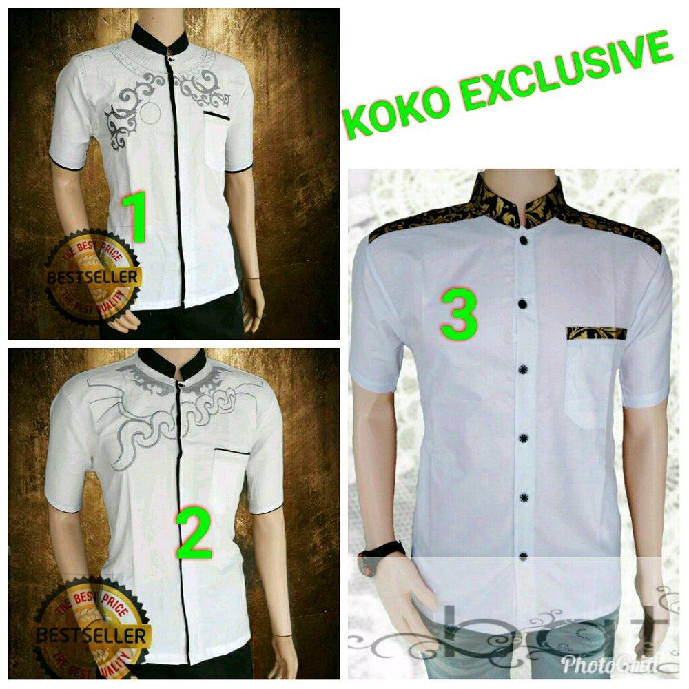 JUAL GROSIRAN - baju batik baju koko pria bordir exclusive di lapak BATIK MURAH JAYA aisyah_isa546