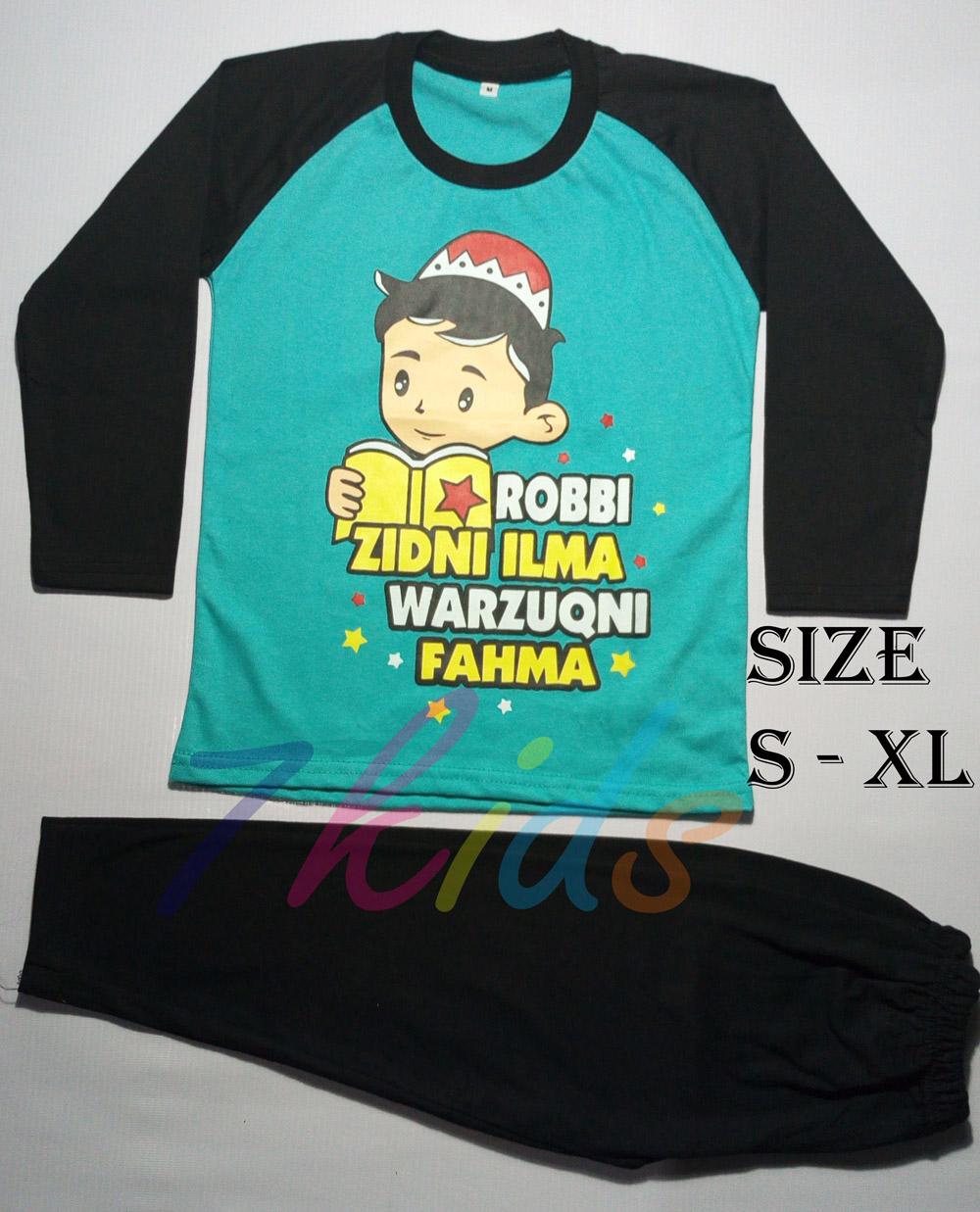 7KIDS - SETELAN KAOS ANAK LAKI-LAKI (MUSLIM) SIZE S - XL