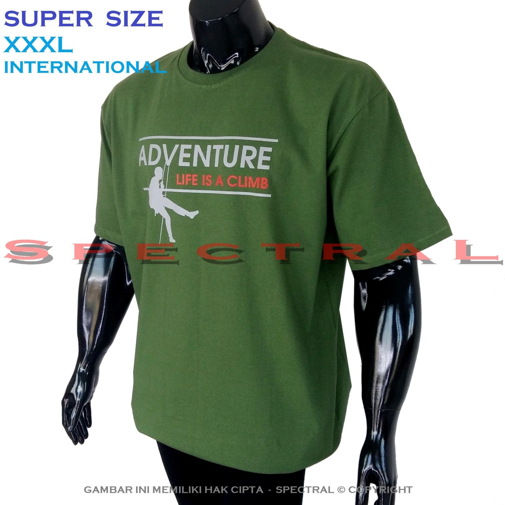 Spectral – SUPER BIG SIZE XXXL INTERNATIONAL Bapak Orang Tua Gemuk 100% Soft Cotton Combed Kaos Distro Jumbo BIGSIZE T-Shirt Fashion Ukuran Besar Polos Celana Atasan Pria Wanita Katun Gendut Lengan Simple Sport Casual 3L 3XL Baju Cowo Cewe Pakaian Terbaru