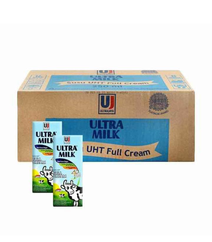 ULTRA MILK FULL CREAM 250 ml/ KARTON/ 24 PCS