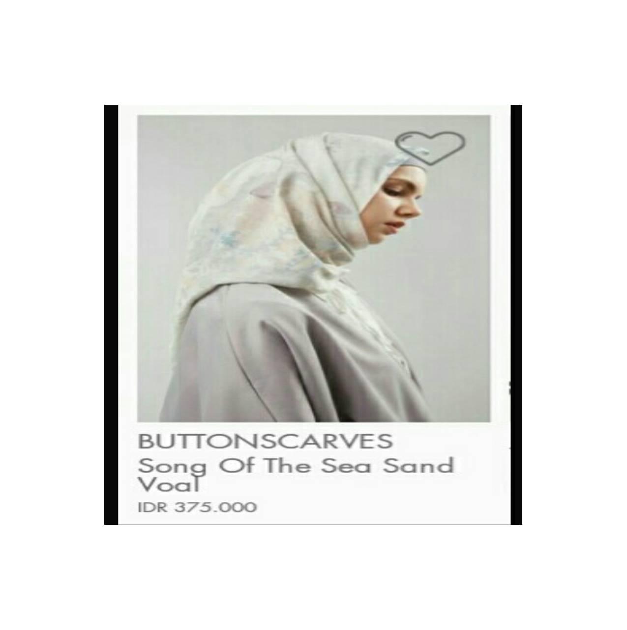Hijabenka - song of the sea Voal by Buttonscarves