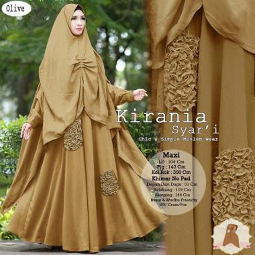 MoslemWear Gamis Syari Pesta Original Real Pic + Hijab Khimar Bergo - Gamis Syarie Pesta Busui Jumbo - Lebaran Terbaru Premium Mewah Elegan - Gaun Pesta Party Dress - Fashion Kondangan Muslimah - Payung umbrella Hijaber Premium ihkirania