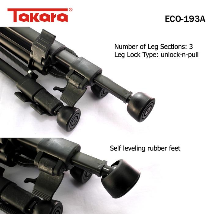 Promo Tripod Takara ECO-193A For kamera Mirroless DSLR Canon Sony Nikon original