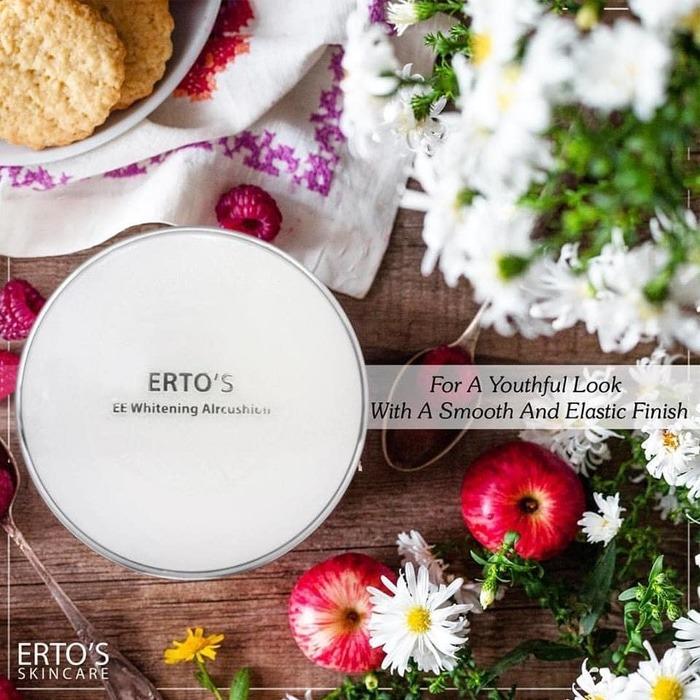 FOUNDATION PENCERAH WAJAH - MEREK ERTOS EE WHITENING AIRCUSHION - ERTO'S AIR CUSHION - ISI 15 ML