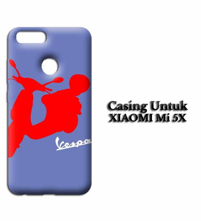 Casing XIAOMI Mi 5X Vespa red Hardcase Custom Case Se7enstores