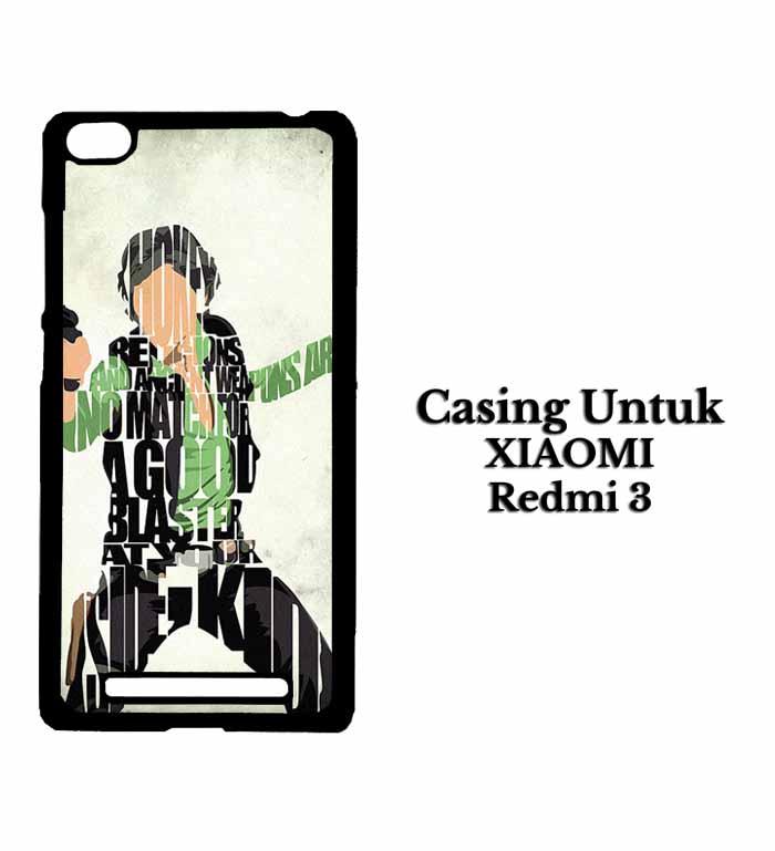 Casing XIAOMI REDMI 3 Han Solo Typography Hardcase Custom Case Se7enstores
