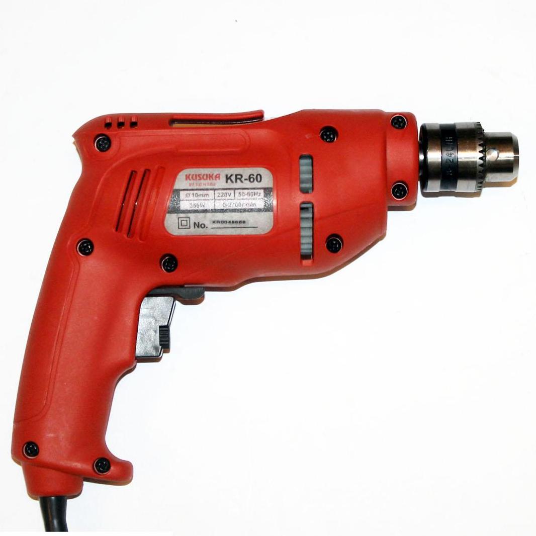 KUSUKA KR-60 Mesin Bor Listrik 10mm Boalk-Balik
