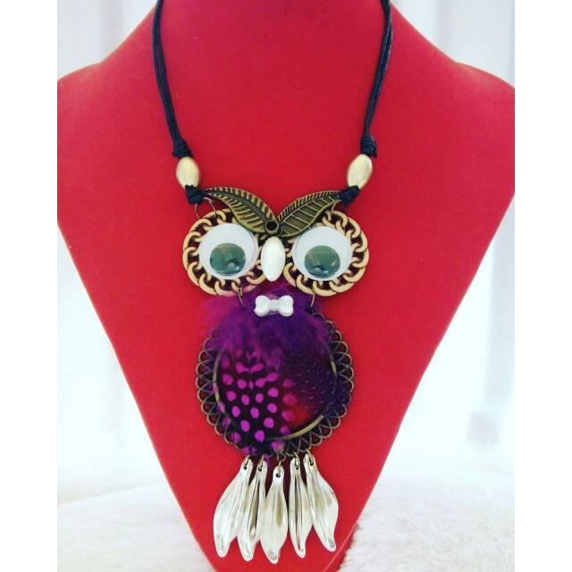Kalung Etnik Owl Kece Abiss