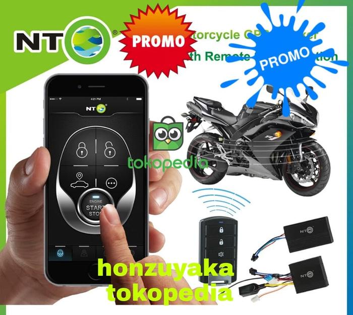 alarm motor android ios bisa pakai remot dan hp dan sudah ada GPS nya /Aksesoris Motor