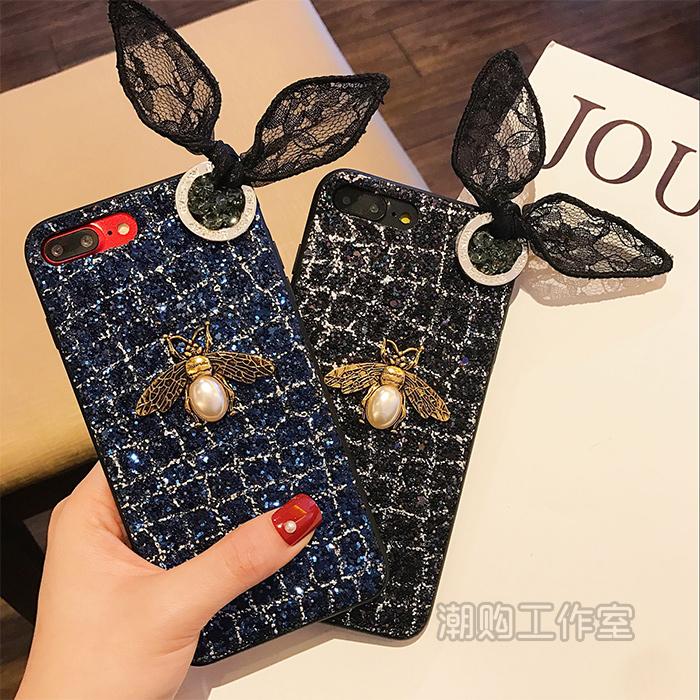 Vivo Selubung Ponsel X20/X7plus Mewah Flash Berlian Rambut Model Sama