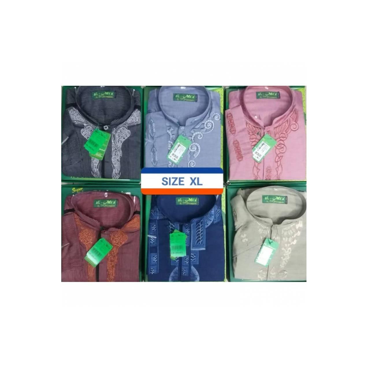 Baju Koko Almia Super Premium Al Mia LARVA BERKUALITAS TERBARU
