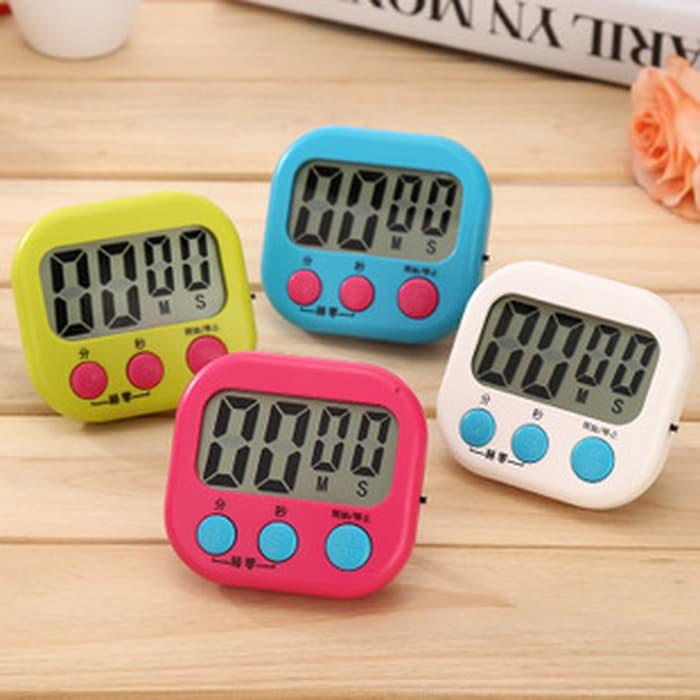 HARGA DISKON!!! Digital Kitchen Timer Alarm Dapur Masak Clock Stopwatch - WZ9RpI