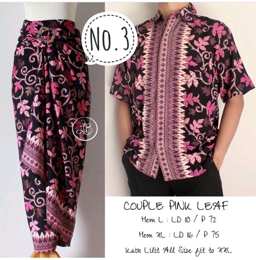Couple Kemeja Pria Plus Rok Lilit Batik Wanita di lapak Toko Kembar Tanah Abang rinymangiwa