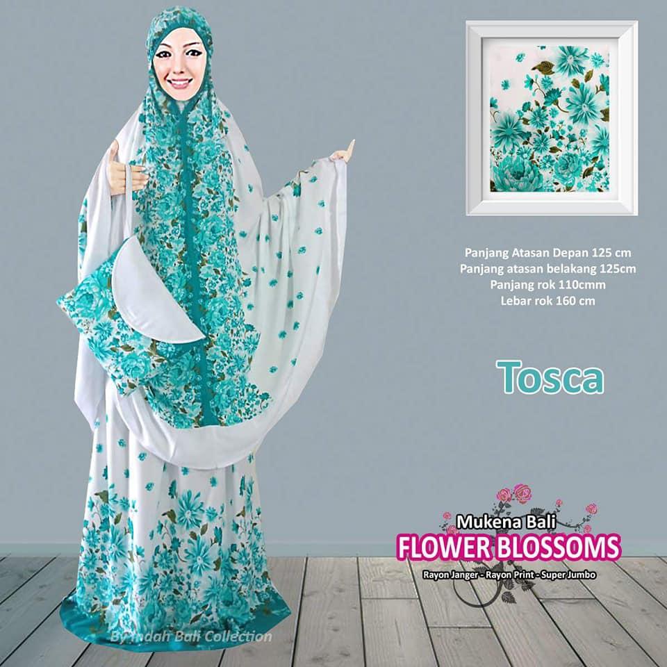 Mukena Bali Dewasa Flower Blossoms Tosca