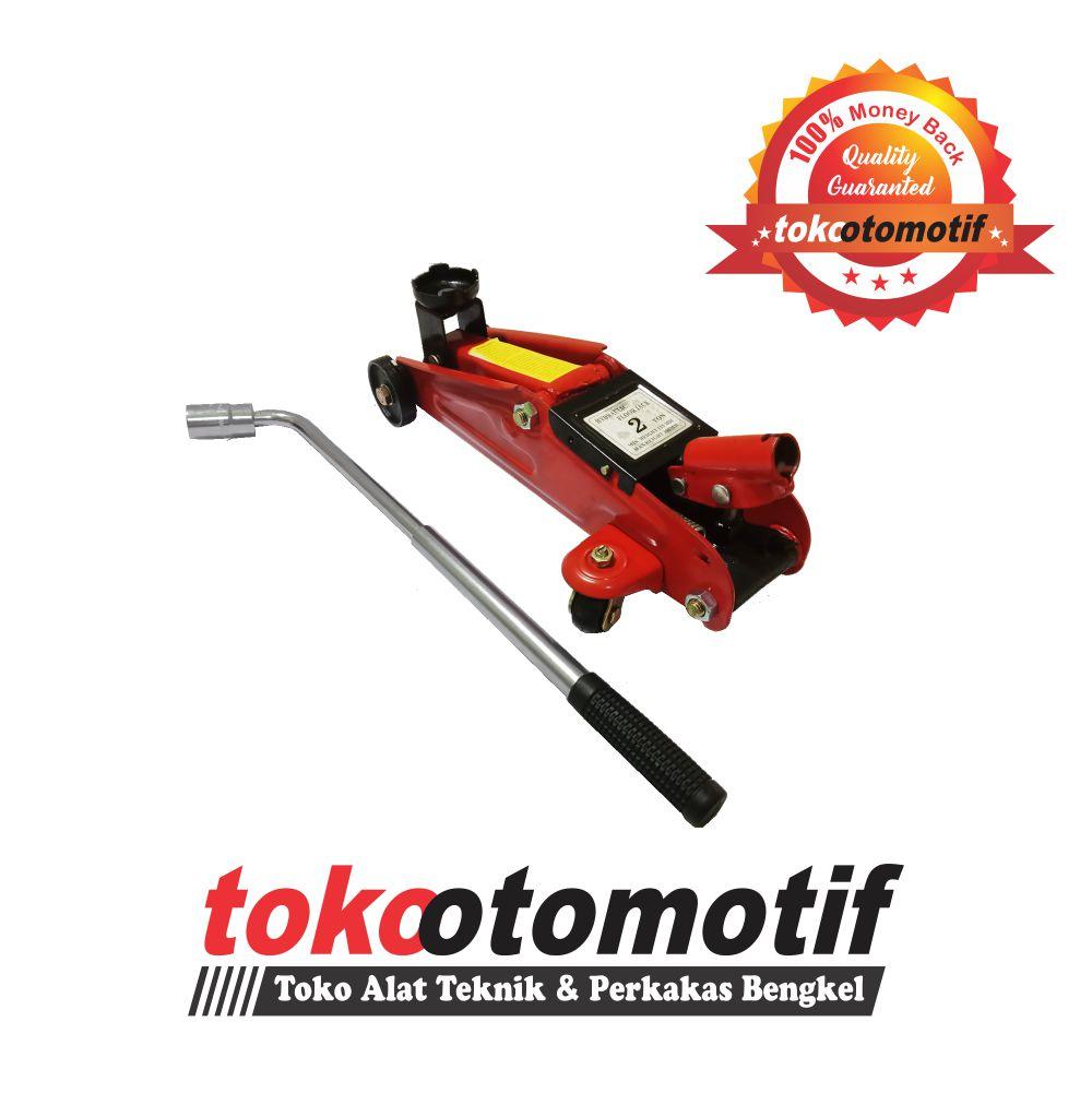 Dongkrak Buaya Body Pendek 2 Ton EVSTEEL + Kunci Roda L Tarik Nankai