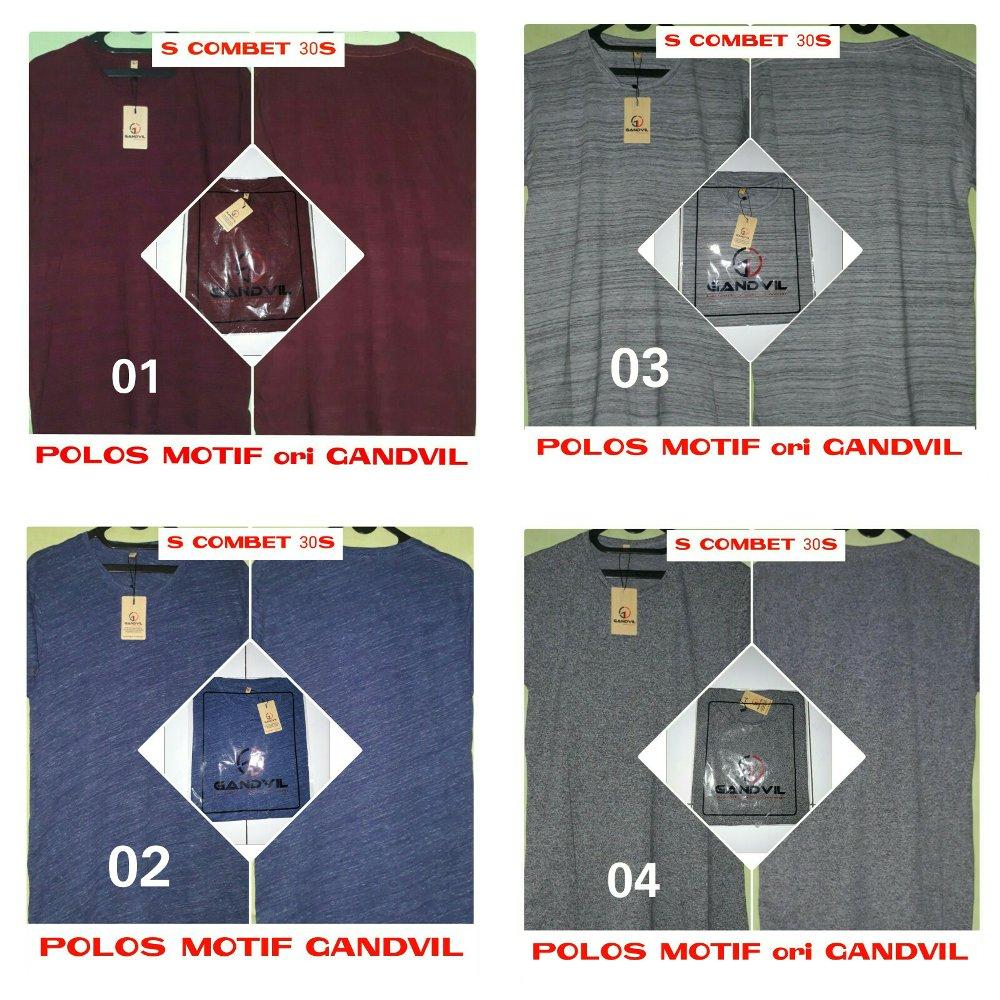 Kaos Polos murah kaos polos o neck motif ori GandviL di lapak Fashion depok bahrudin_tanjung