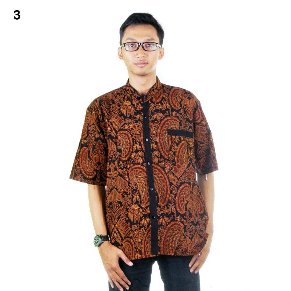 Baju Koko Batik Kombinasi Masja - Bisa Seragam