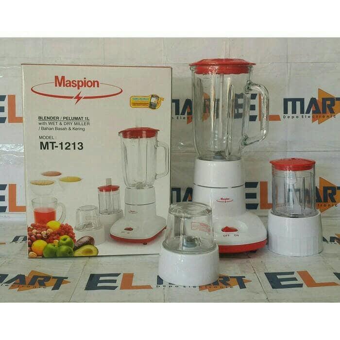 Hemat 10%!! Blender Kaca Maspion 3 In 1(Mt-1213) - ready stock