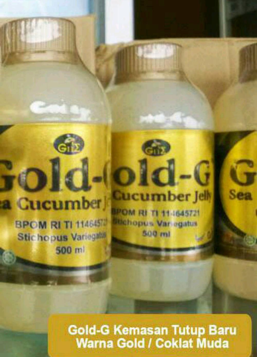 Gold G jelly gamat sea cucumber 500ml di lapak Farmasi Herbal liberty18