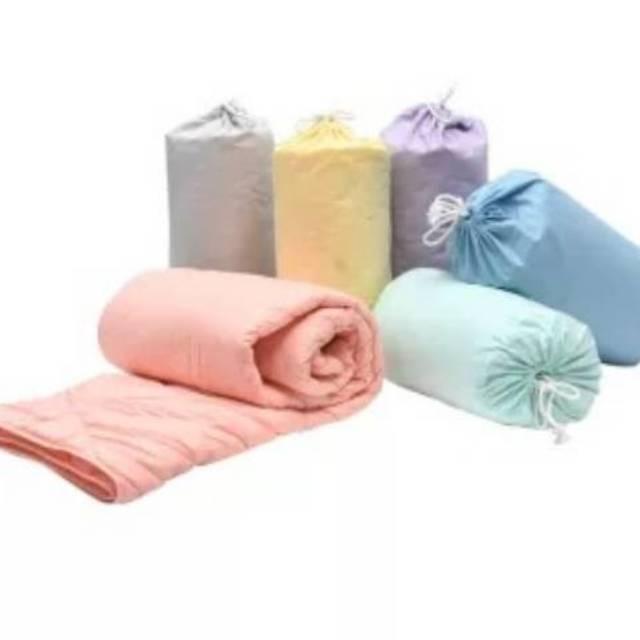 Bedcover informa marshmallow bahan lembut Variasi ungu