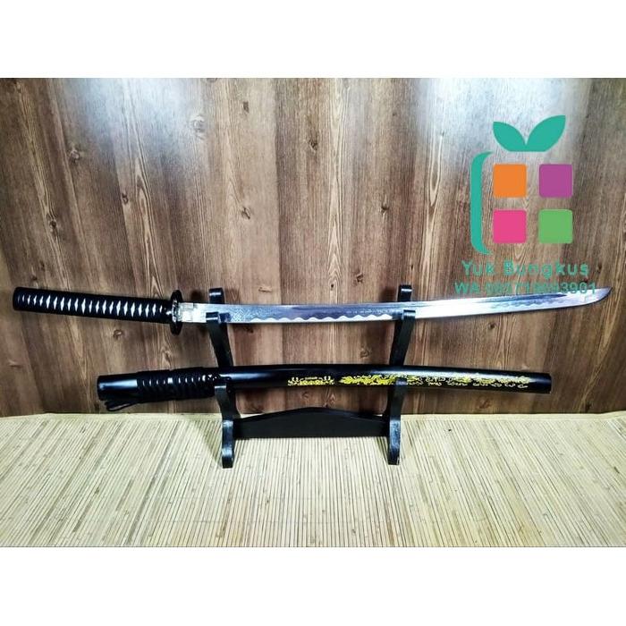 Pedang Samurai Katana Nipponto Black Dragon PS69