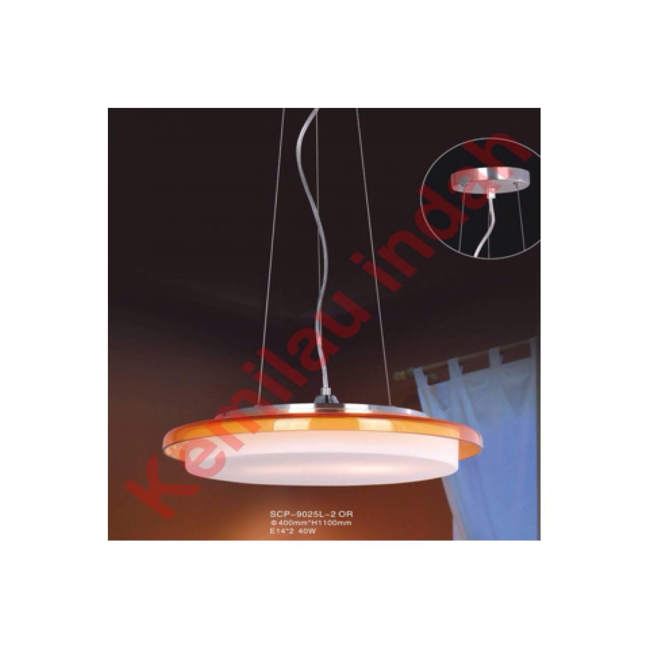 LAMPU PLAFON GANTUNG HIAS SCC9025L-2 GOOD QUALITY BOHLAM LED