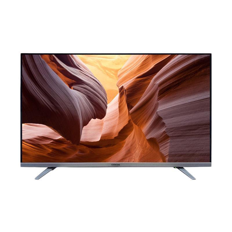 Coocaa LED TV 40” 40E6 Android – Silver - Khusus Jadetabek