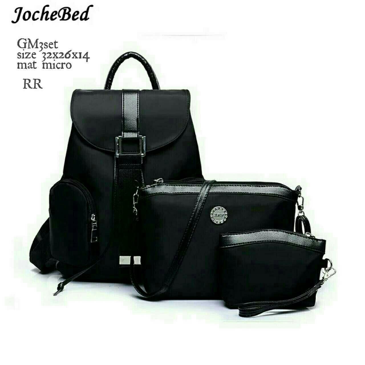 Backpack JOCHE tas ransel wanita 3in1 harga promo diskon bigsale produk buatan Indonesia Raya