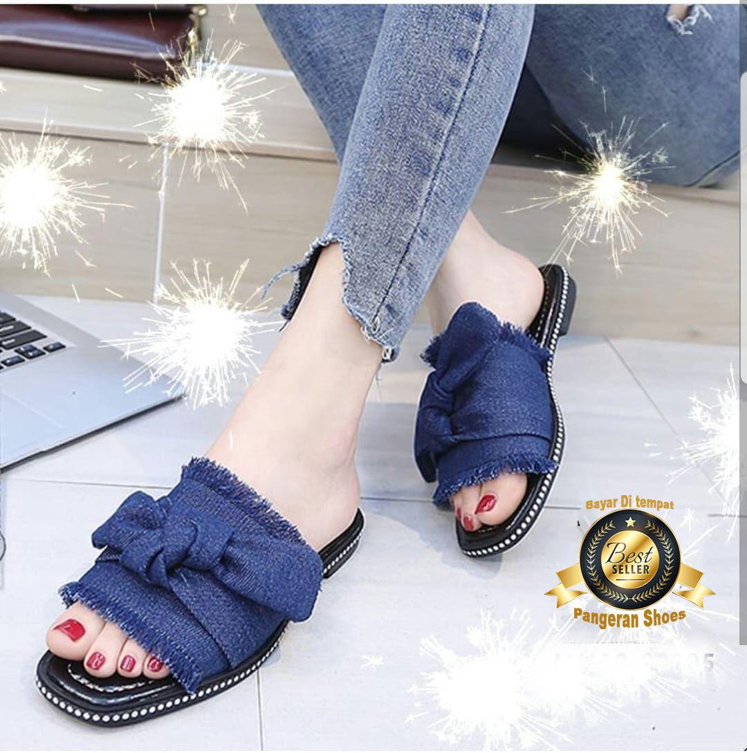 Jual Sandal Teplek Wanita R04 Sandal Flat Wanita R04 Mocca Harga Rp 46.700