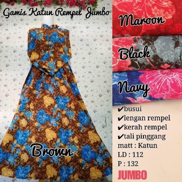 GAMIS KATJEP REMPEL BUSUI JUMBO BELI SERI MIN 4PCS