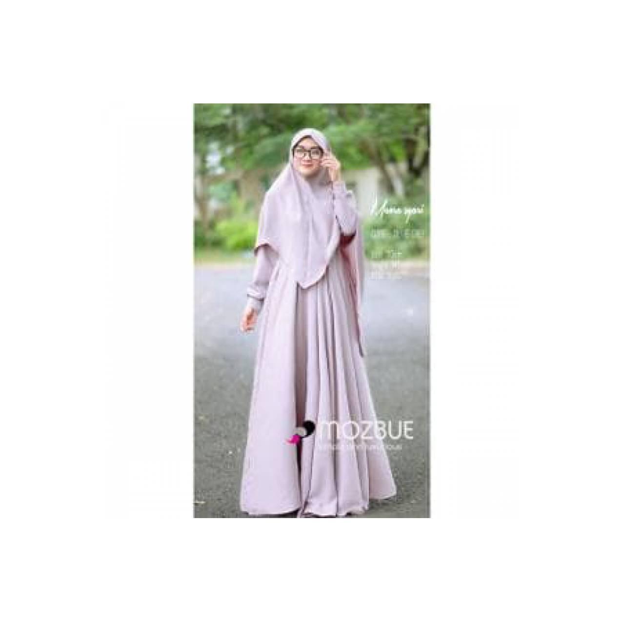 Gamis Syari Elegan Mewah Busana Muslim Wanita Modern MAORA Ori Limited