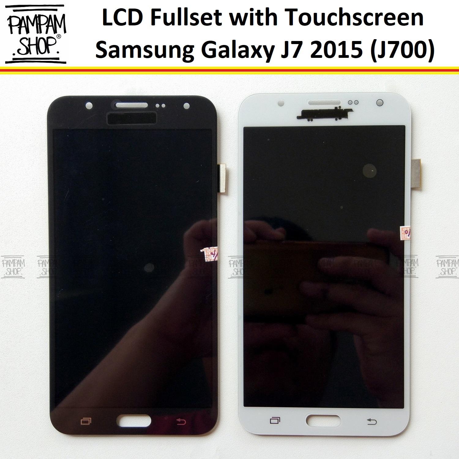 LCD Fullset Touchscreen Samsung Galaxy J7 2015 J700 Original OEM 100% Ori Touch Screen