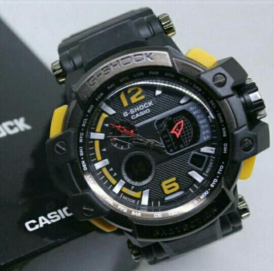 Jam Tangan Pria-CASl0 G-SH0CK Gravitymaster - Strap Rubber - GA-1000 Water proof 30M