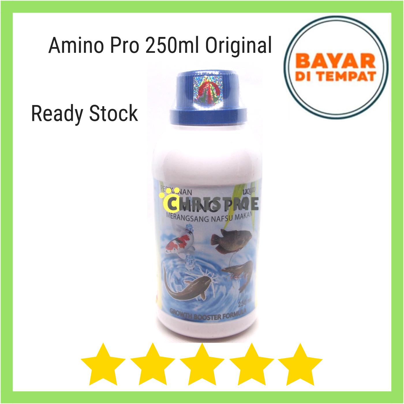 Amino Pro Liquid 250ml Merangsang nafsu makan ikan Gurame Lele Patin Dll