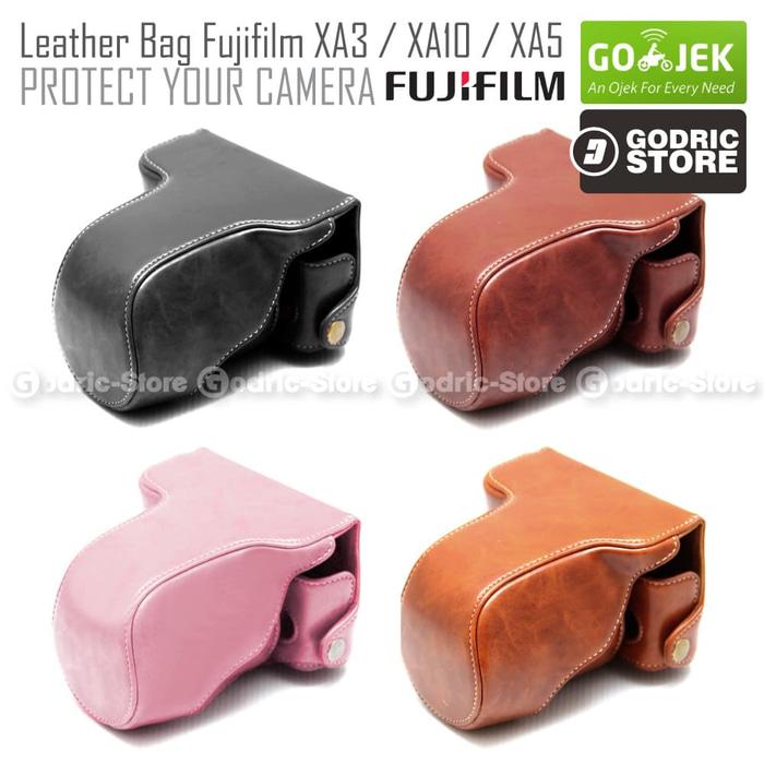 Fujifilm X-A5 / XA5 Leather Bag / Case / Tas Kamera Mirrorless