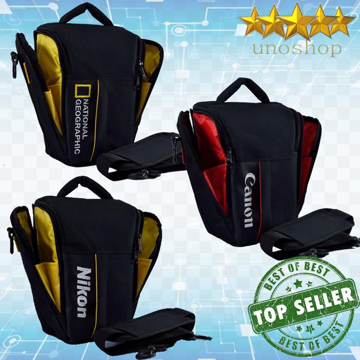 Tas Kamera Mirrorless DSLR Canon Nikon Natgeo Gratis Jas Hujan Kode S T U K H