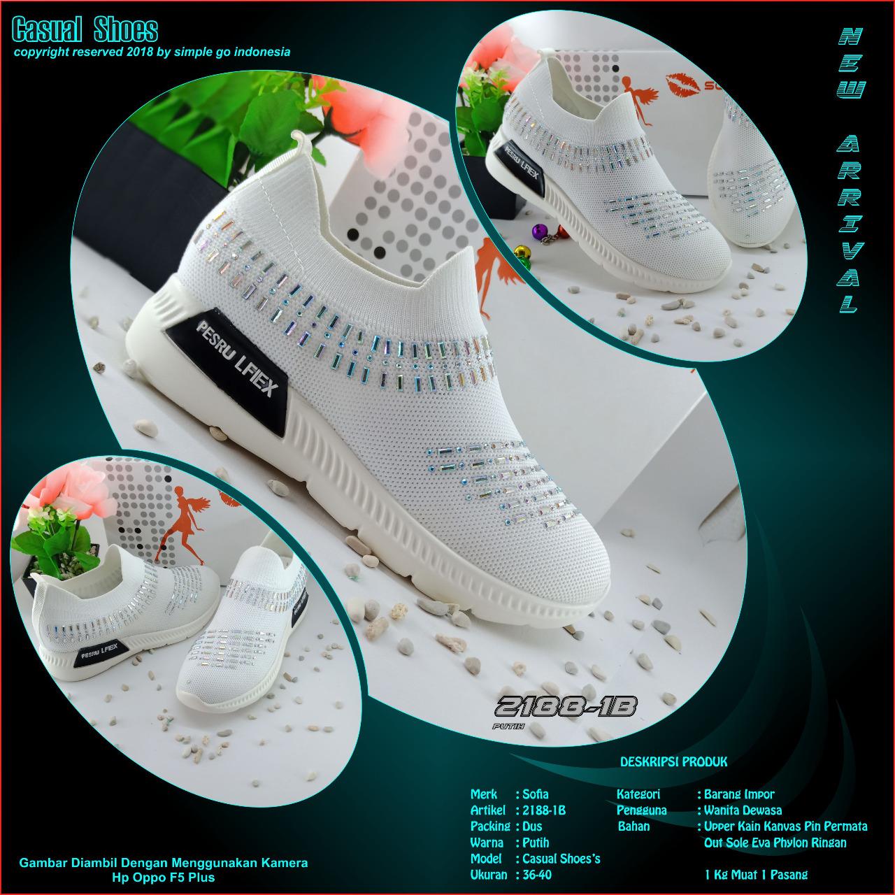 Sofiya sepatu sneakers wanita 2188 -1 36-40