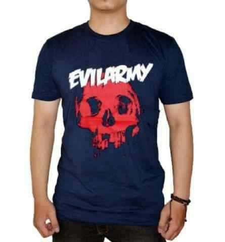 Sedang Diskon!! Kaos Hitam Evil Army 01 - ready stock