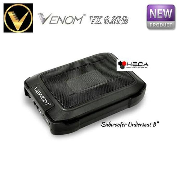 ** harga murah ** VENOM VX 6.8PB Subwoofer Aktif Active Slim Bass Sub Kolong VX 6.8 PB