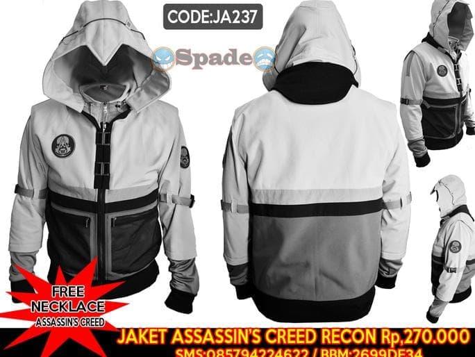 HARGA PROMO!!! Jaket Assassin Creed Recon,Assasin Creed Hoodie Parasut (Spade Anime)