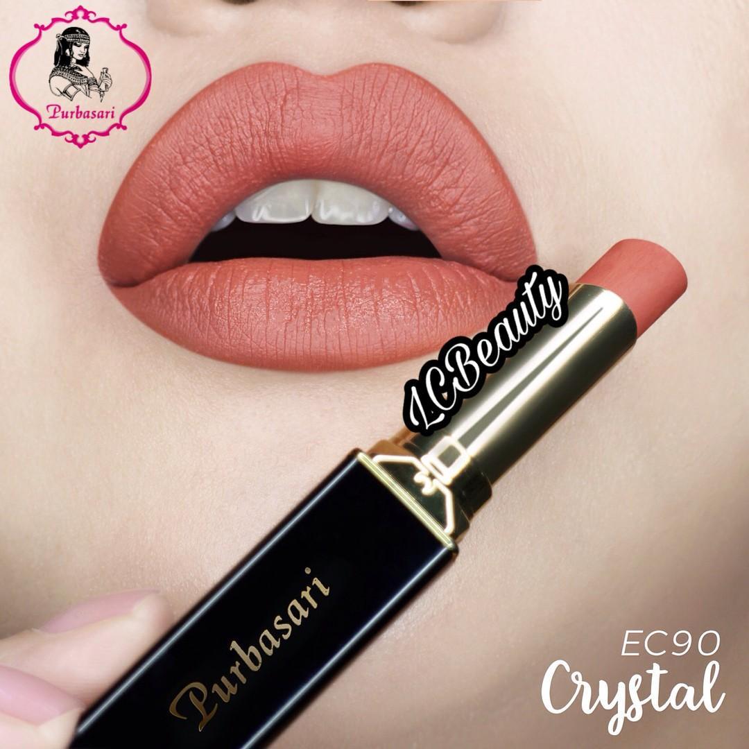 Purbasari Lipstick Collor Matte 90 CRYSTAL