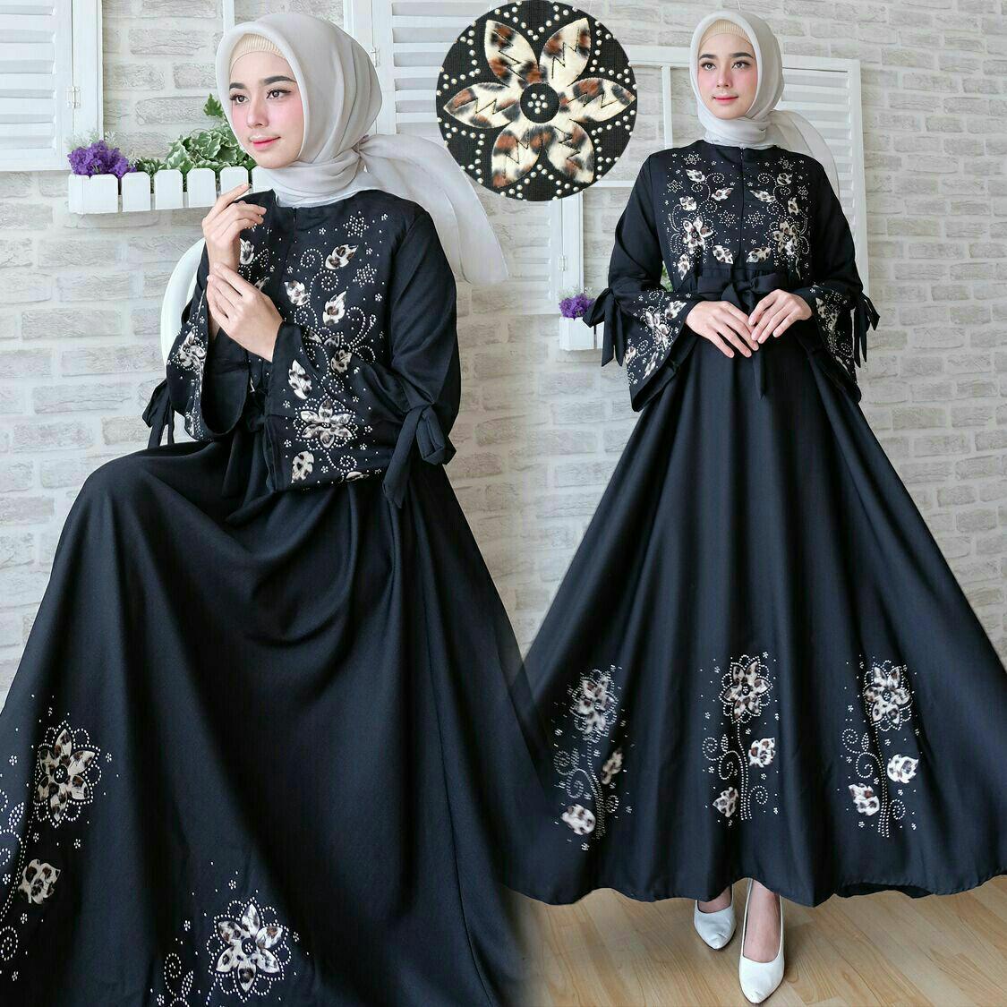 Gamis Brokat Terbaru 2019 Lazada Gambar Islami