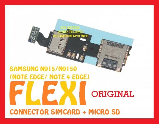 FLEXI FLEXIBLE FLEXIBEL SAMSUNG N915 NOTE EDGE NOTE 4 EDGE CONNECTOR SIM + MMC ORI 904564