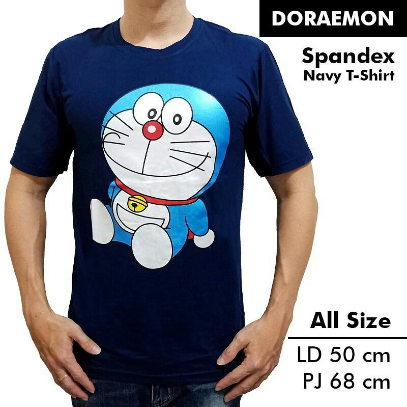 kaos distro spndek all size doraemon blue daftar harga kaos distro spndek all size doraemon blue daftar harga