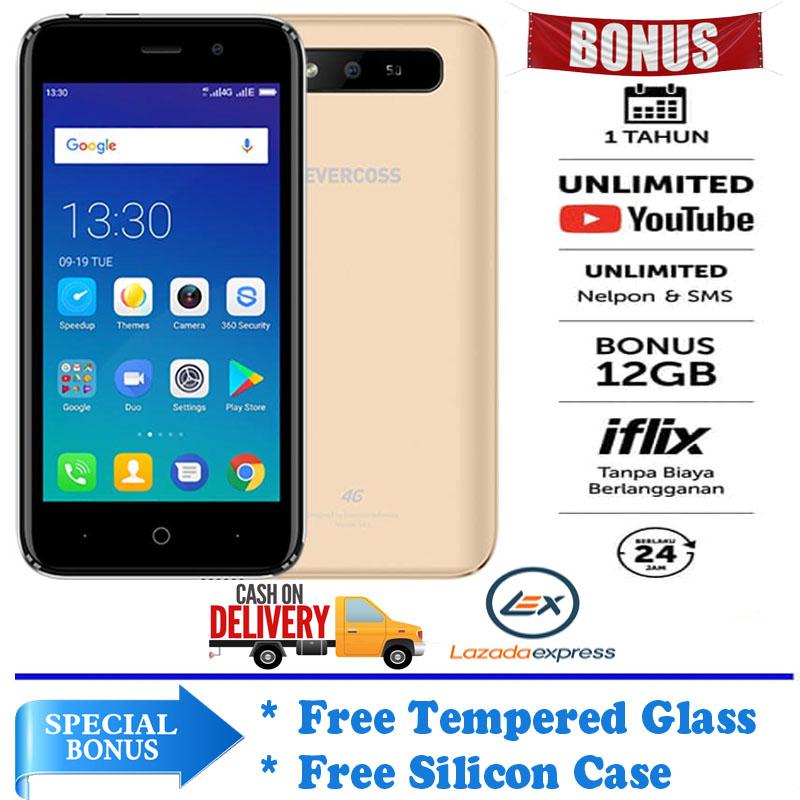 Evercoss S45 Xtream 1 4G LTE - 1/8GB + Gratis Youtube 1 Tahun